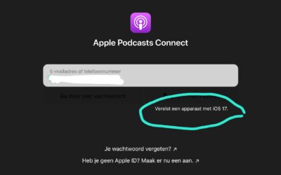 Pardon?! Wat is dit voor onzin Apple!