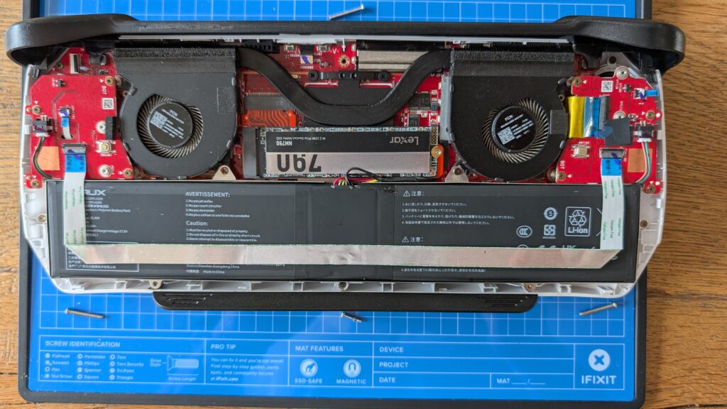 the JSAUX Battery upgrade installed